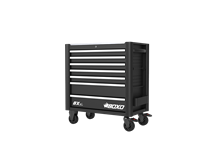 BOXO BX7L Gereedschapswagen 7 lades, Zwart