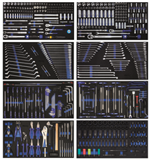 BOXO BXE031 Gereedschapset, 619-dlg.