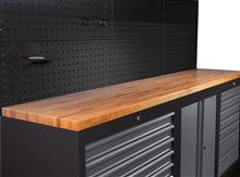 Houten bovenblad 861x500x40mm Beuken