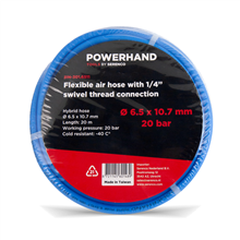 Powerhand Flexibele 1/4“ luchtslang, Ø 6,5 x 10,7 mm