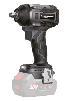 Powerhand 1/2” Accu Slagmoersleutel, Max. 1.100 Nm