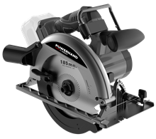 Powerhand Cirkelzaag 20V 185mm