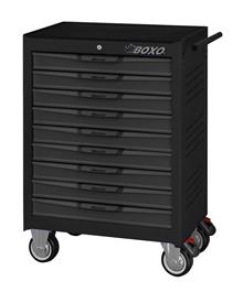 BOXO Gereedschapswagen 9 laden MIS-systeem zwart/grijs