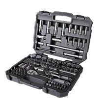 BOXO Dopsleutelset, 1/4" & 1/2" 92-delig