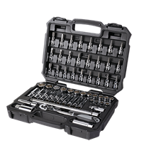 BOXO dopsleutelset, 3/8“, 57 st.