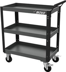 BOXO Industriële transportwagen, zwart-grijs