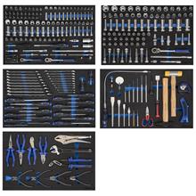 BOXO BXE013 1/4", 3/8" en 1/2" Gereedschapset 330-dlg.