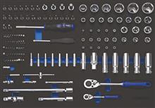 BOXO BXE017 1/4" & 1/2" Gereedschapset, 203-dlg