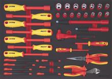 BOXO VDE geïsoleerde gereedschapset, 40-dlg voor EV en Hybrid