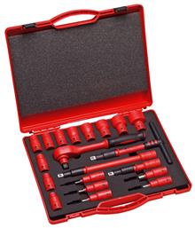 1/2" 1000 V Geïsoleerde dopsleutelset 20-dlg.