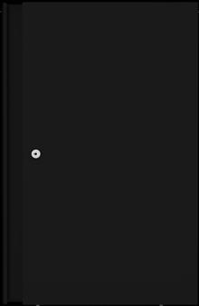 Losse deur zwart MST30001A