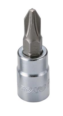 1/4" Dopsleutel - Kruiskop PH2