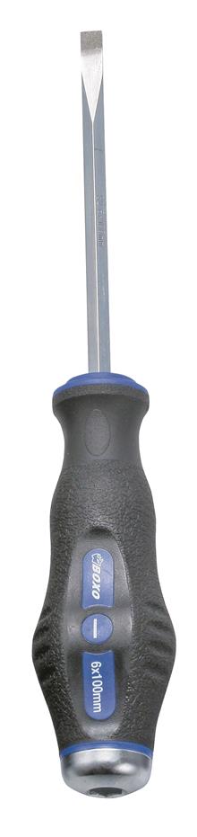 Schroevendraaier met doorgeslagen kling - Sleufkop 8 mm