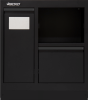 Multi functional cabinet, Racing black, trims black